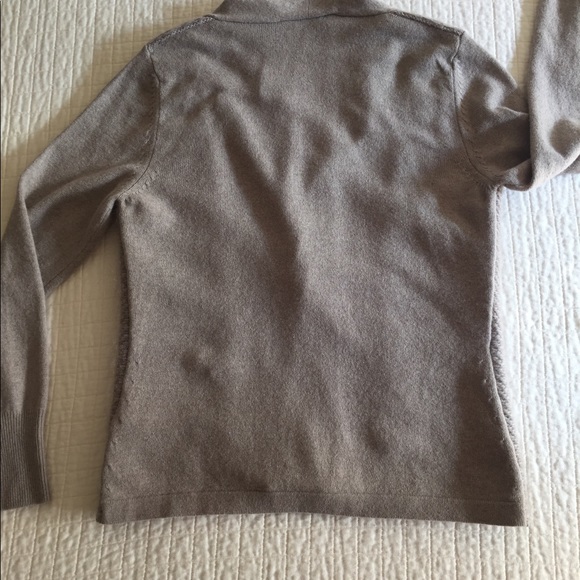 Peserico Tricot cashmere mix beige cardigan - Picture 3 of 8